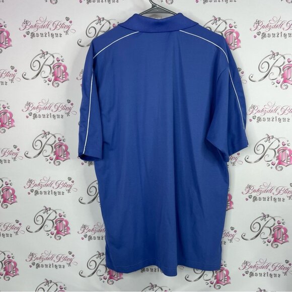 Mike weir shirt collared golf preppy Men's Classic Blue Polo Shirt - Picture 2 of 8